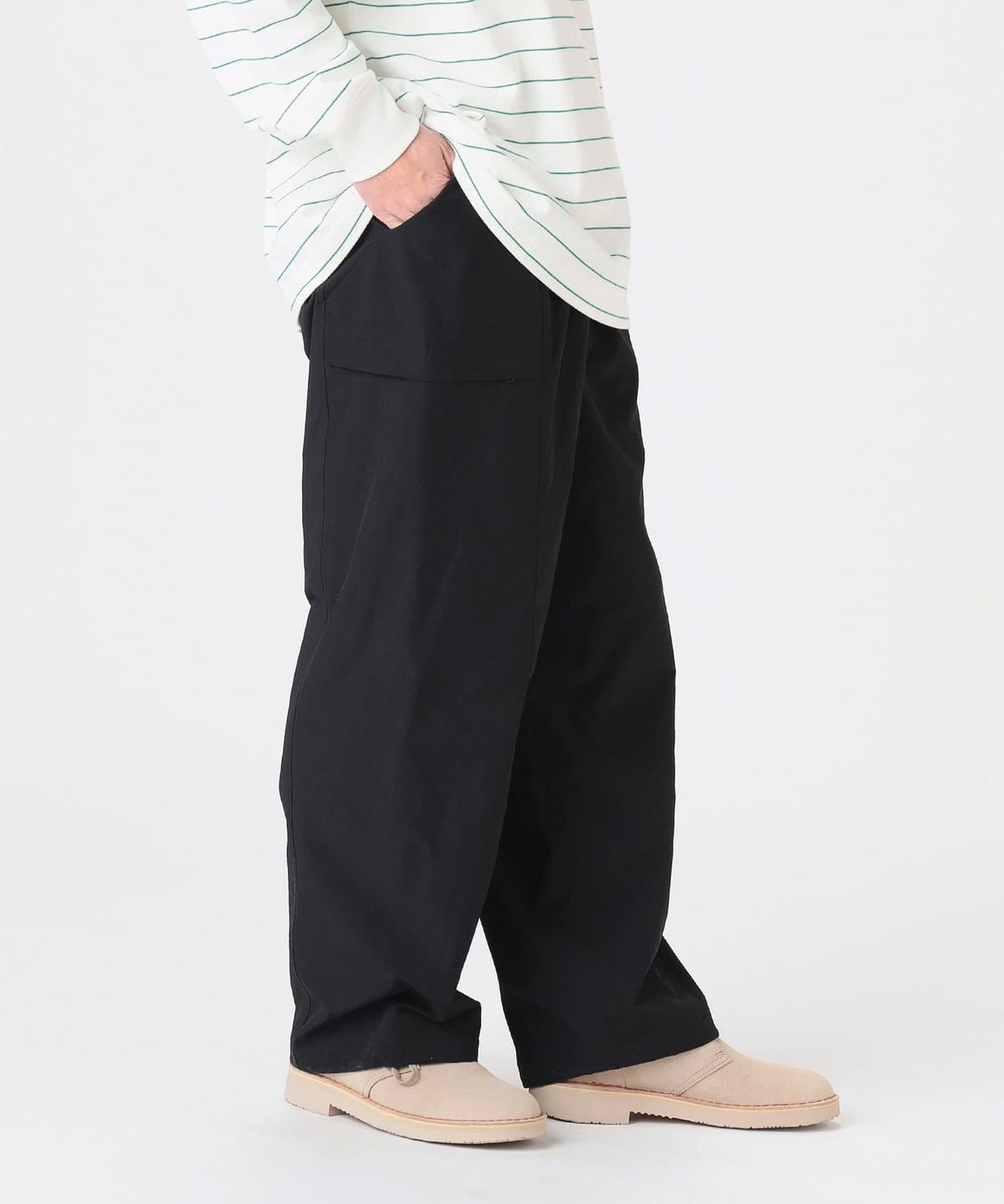 ポリエステル ユーティリティ パンツ パンツ MEN BLACK XL ポリエステル ユーティリティ パンツ パンツ MEN BLACK XL