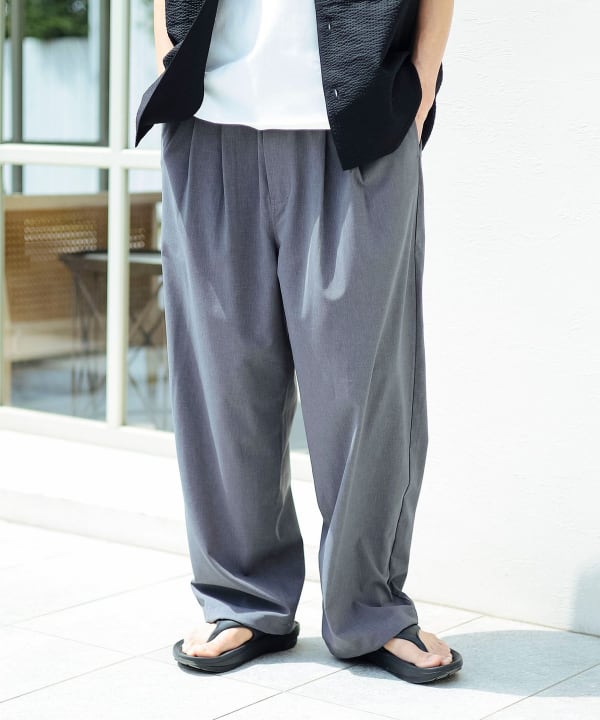 スラックス メンズ 紳士パンツ クールマックス ストレッチパンツ