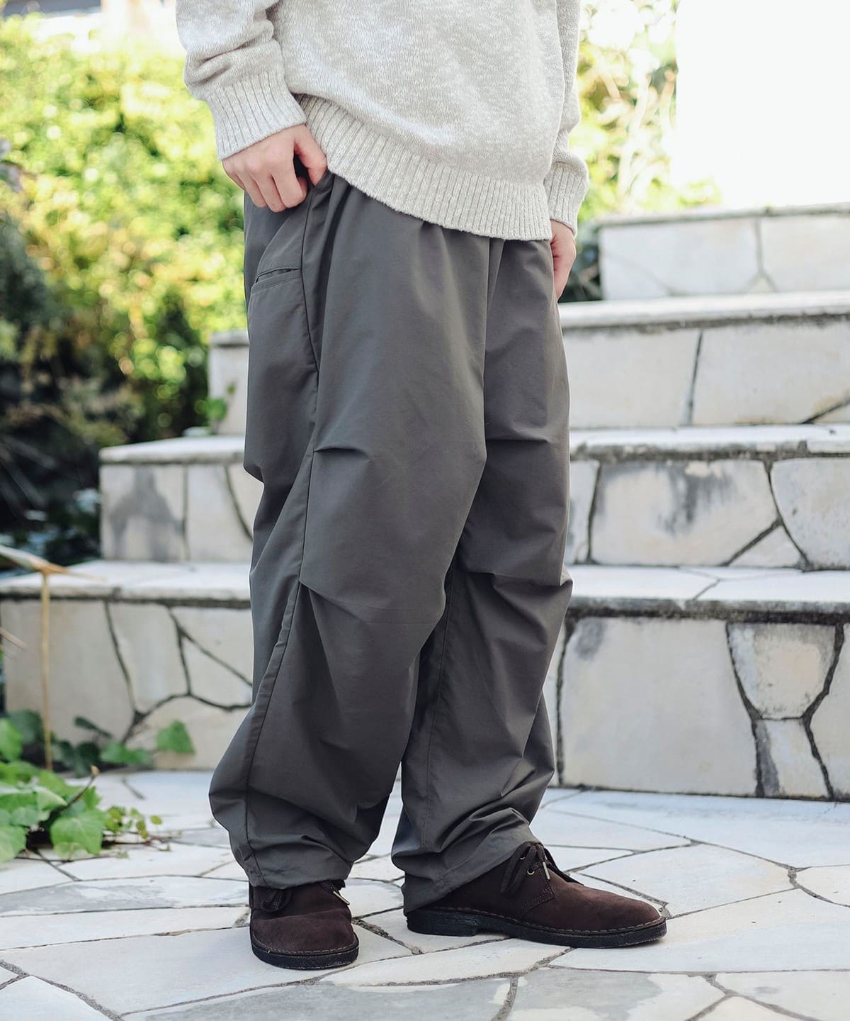 WILD THINGS × BEAMS ミリタリートレーニングパンツ B:MING by BEAMS（ビーミング by ビームス）△【別注】WILD