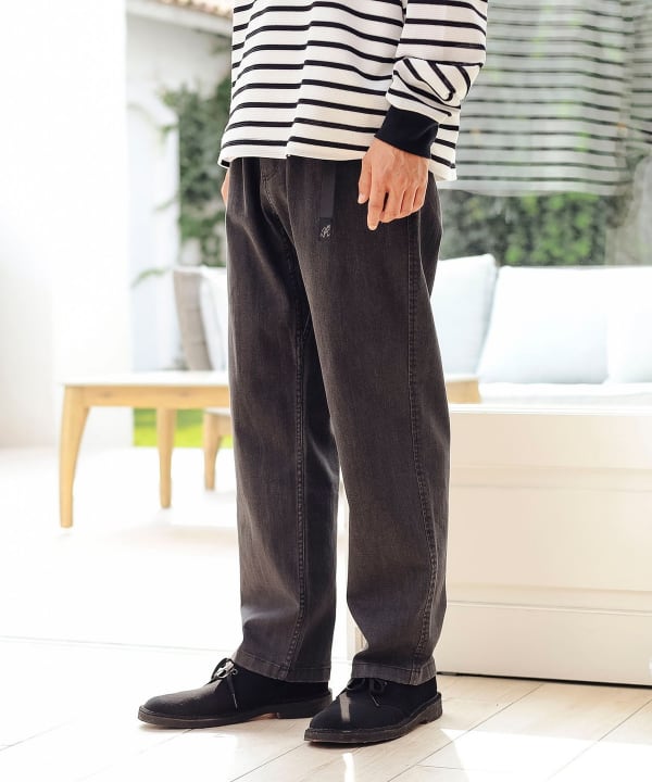 美品　GRAMICCI BEAMS別注　デニム　ルーズテーパードパンツ　XL濃紺 B:MING by BEAMS（ビーミング by ビームス）【別注】Gramicci