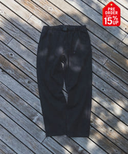 【+15%ポイントUP】【別注】Gramicci / ルーズ テーパード ストレッチ デニム パンツ 25FW
