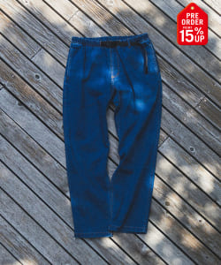 【+15%ポイントUP】【別注】Gramicci / ルーズ テーパード ストレッチ デニム パンツ 25FW