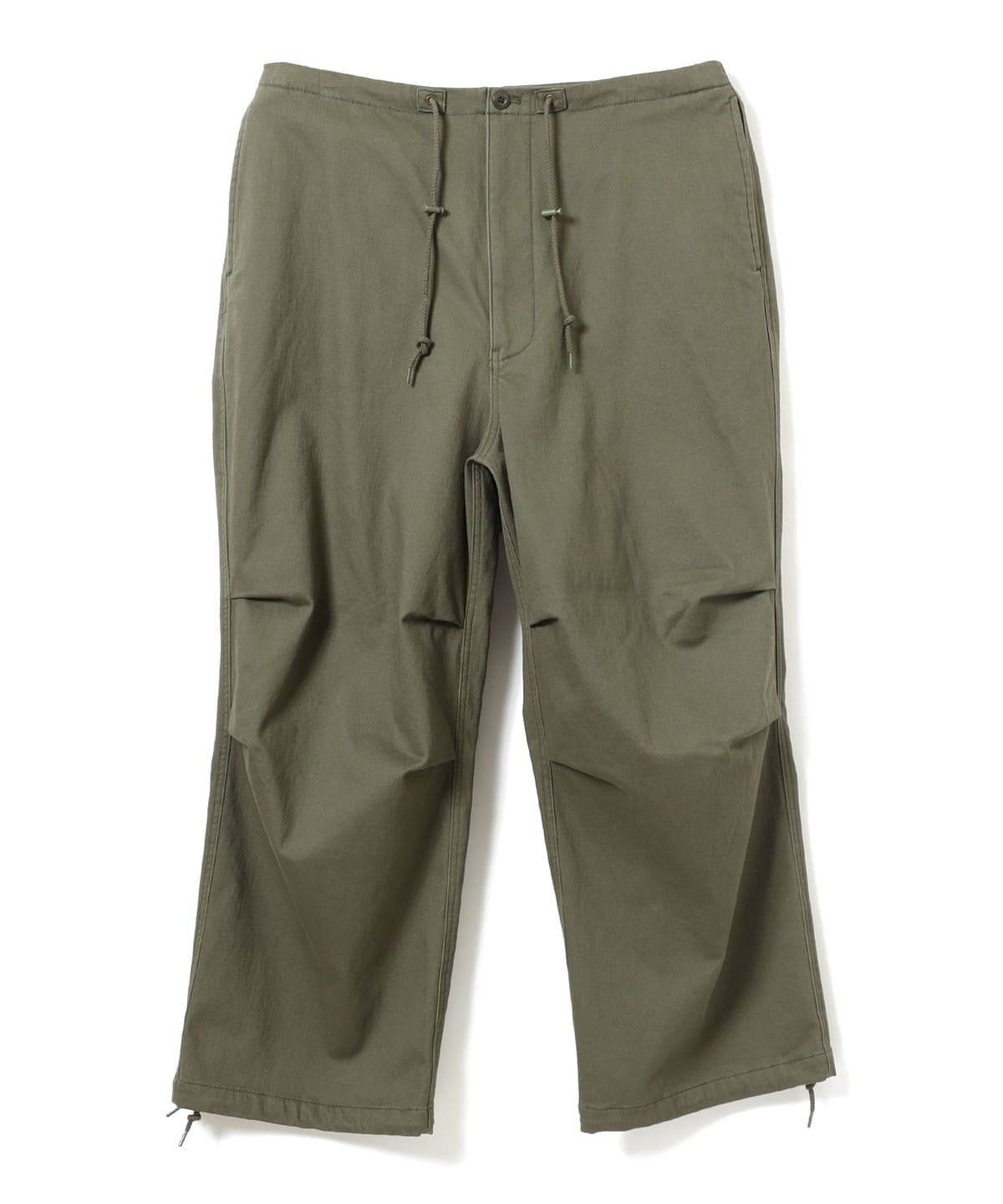 裏起毛 オーバー パンツ パンツ MEN OLIVE L 裏起毛 オーバー パンツ パンツ MEN OLIVE L
