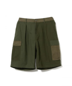 ▲B:MING by BEAMS / リップストップ パッチワーク 6ポケット ショートパンツ