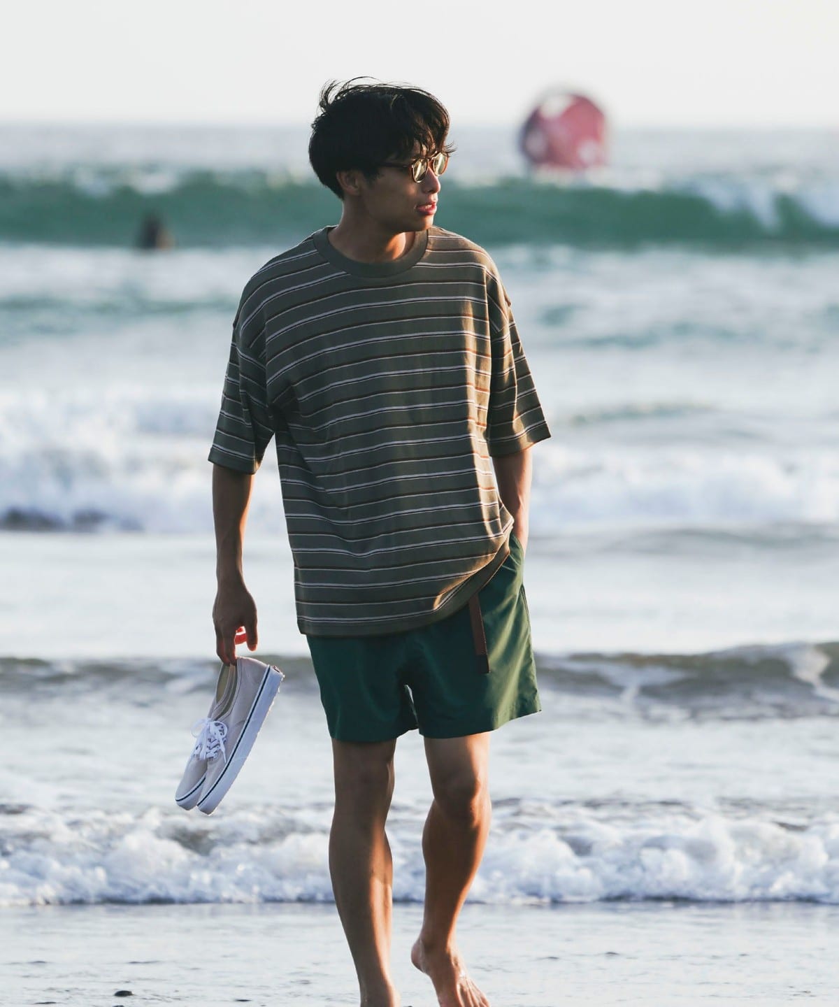 GRAMICCI x B:MING by BEAMS / 別注 LAND AND WATER PACKABLE SHORTS Ⅱ パンツ MEN GREEN L GRAMICCI x B:MING by BEAMS / 別注 LAND AND WATER PACKABLE SHORTS Ⅱ パンツ MEN GREEN L
