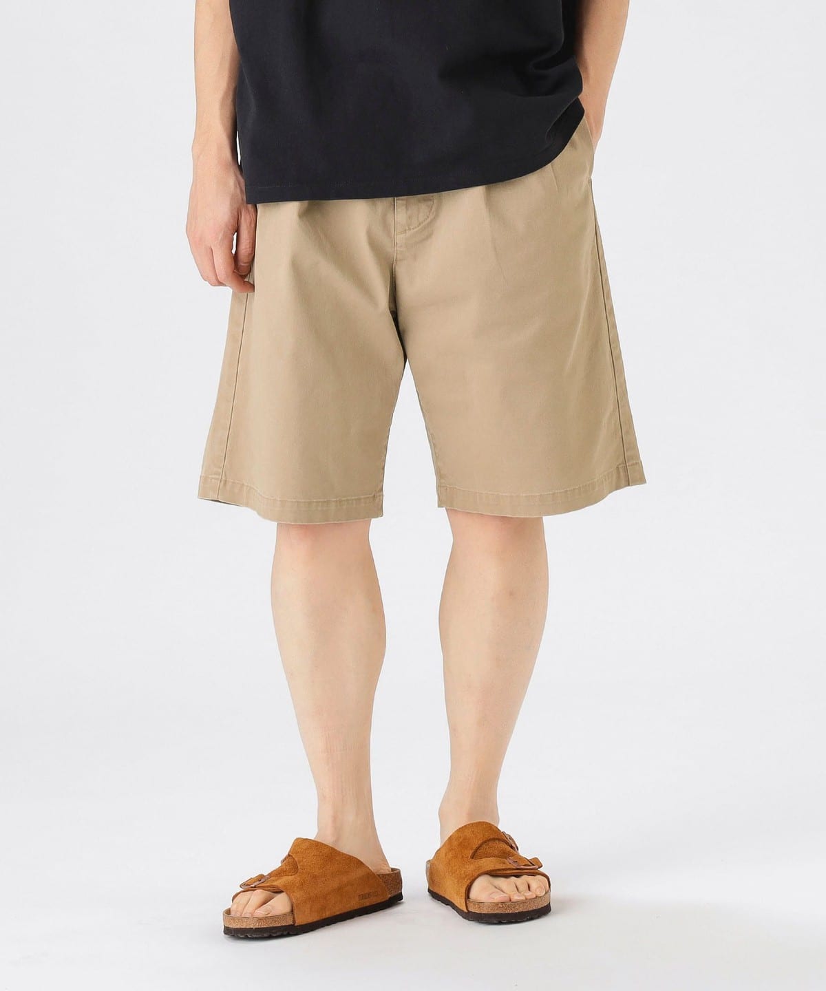 ベーシック チノ ショーツ パンツ MEN BEIGE M ベーシック チノ ショーツ パンツ MEN BEIGE M