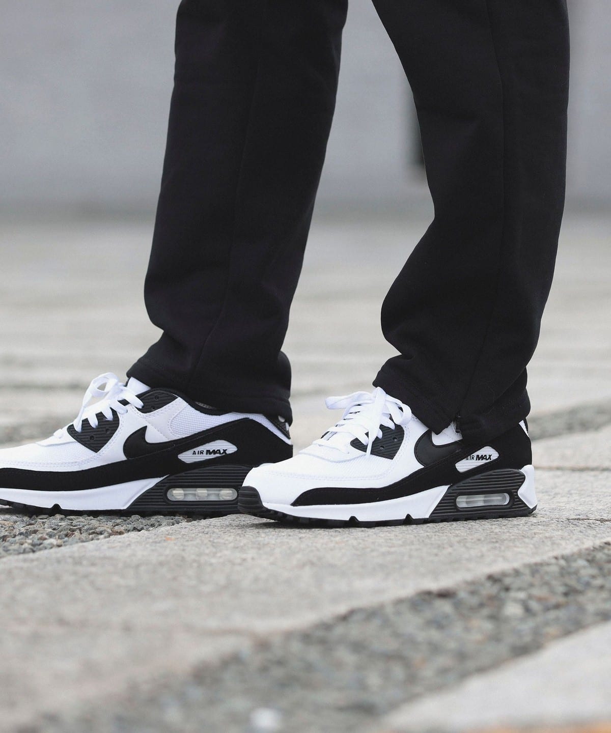 Air max 90 white shop black grey