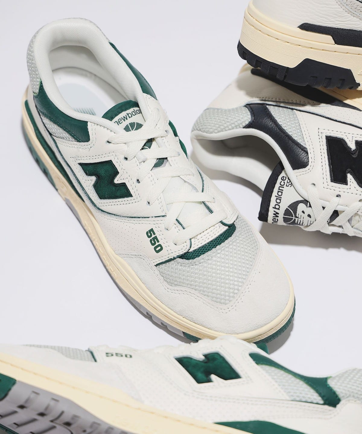 New Balance / BB550(26 29cm) シューズ MEN OFF WHITE/GREEN 26 New Balance / BB550(26 29cm) シューズ MEN OFF WHITE/GREEN 26