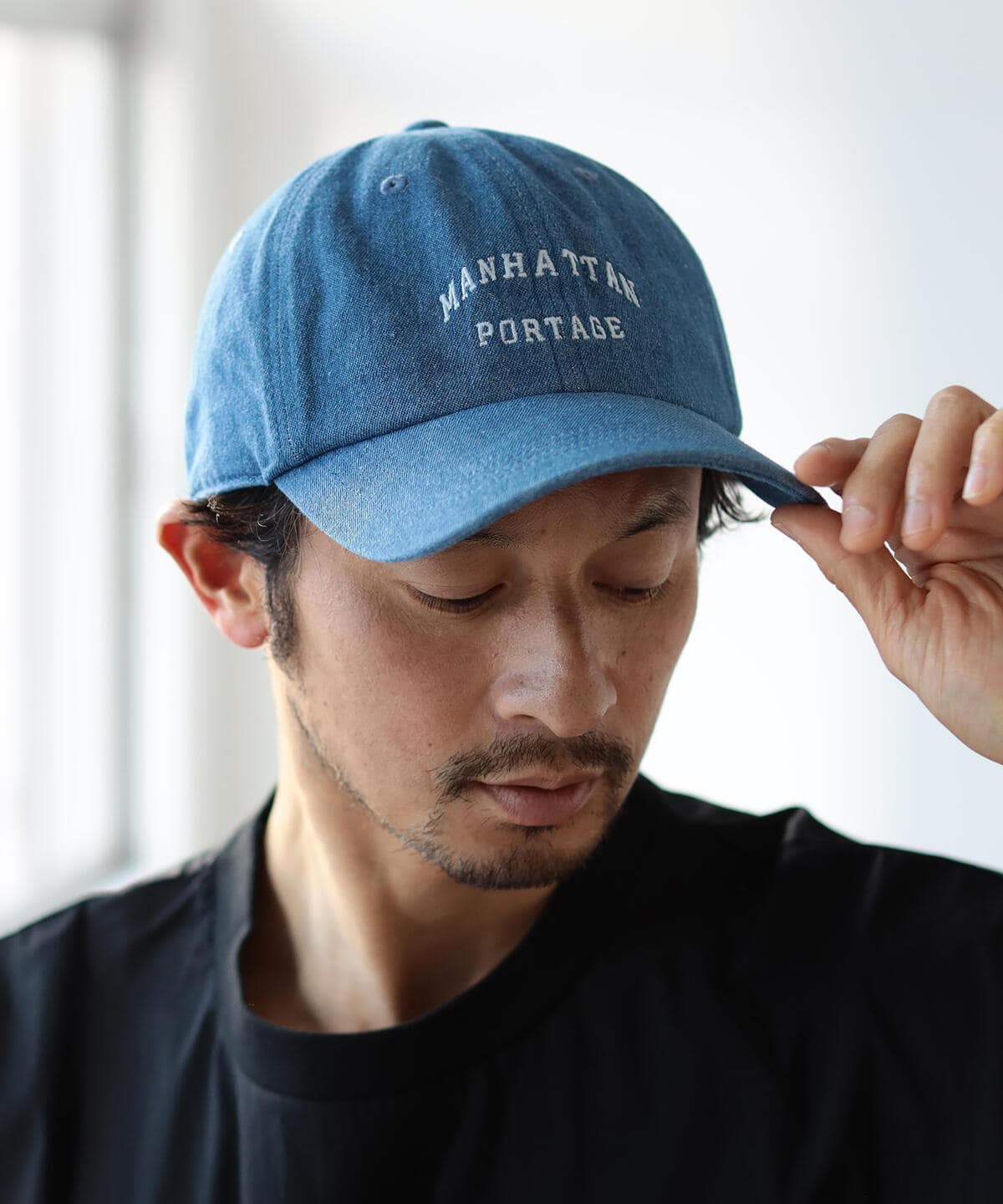 フラワーB ブルーグレイ 超貴重 BIM The Beam cap 刺繍キャップ summit