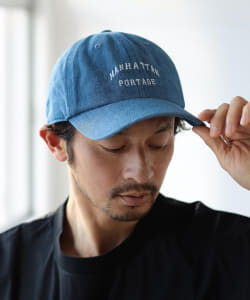 ▲Manhattan Portage x B:MING by BEAMS/ 別注 蓄光刺繍 カレッジ キャップ