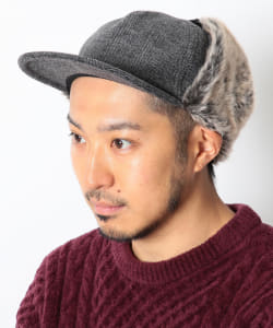 ▲B:MING by BEAMS / ファー付き イヤーフラップキャップ