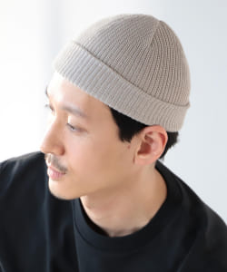 ▲B:MING by BEAMS / コットンリネン ワッチキャップ