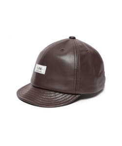 ▲VLANK × B:MNING by BEAMS / 別注 フェイクレザー キャップ