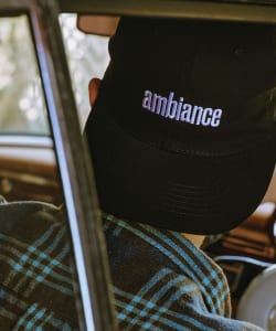 ▲ ambiance / ロゴ 6パネル キャップ