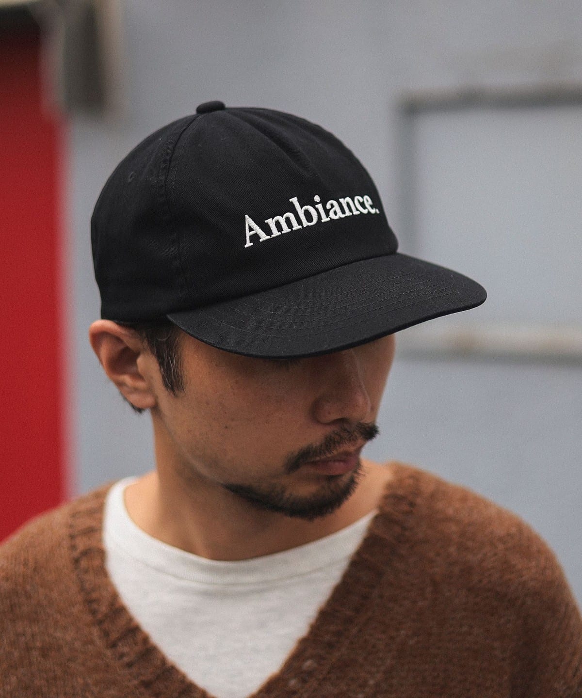 ambiance / Logo Cap 帽子 MEN BLACK FREE ambiance / Logo Cap 帽子 MEN BLACK FREE