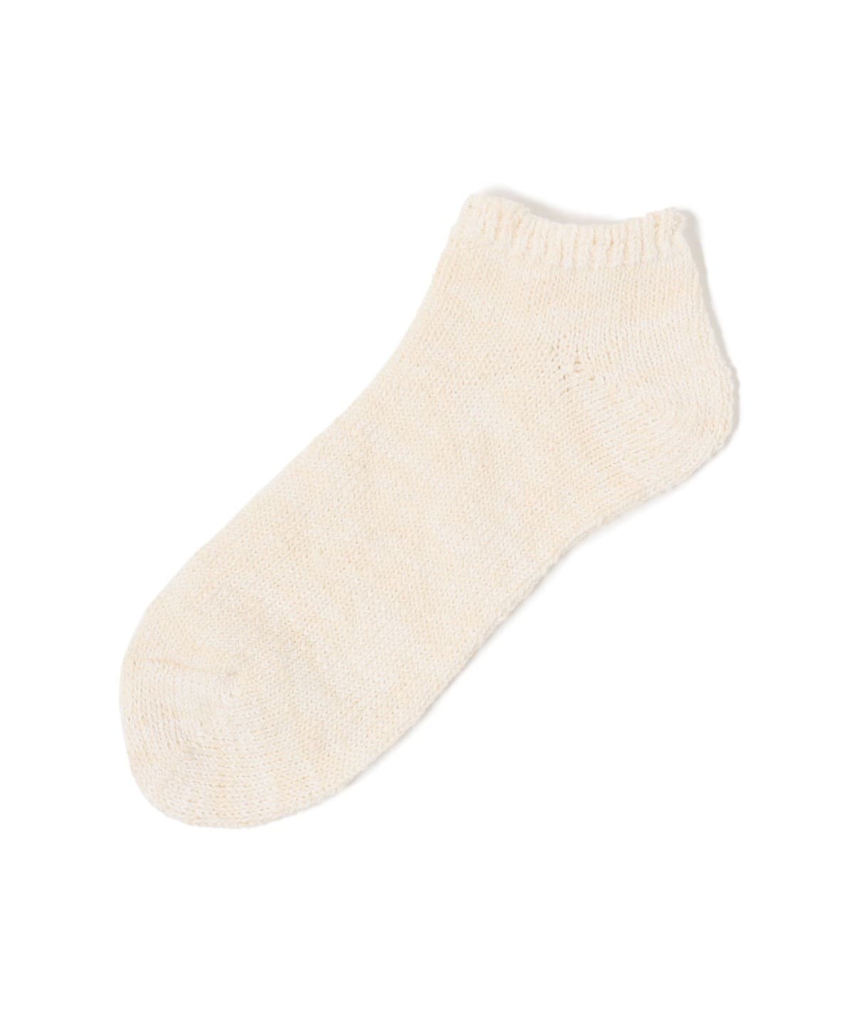 スラブ アンクルソックス レッグウェア MEN NATURAL ONE SIZE スラブ アンクルソックス レッグウェア MEN NATURAL ONE SIZE