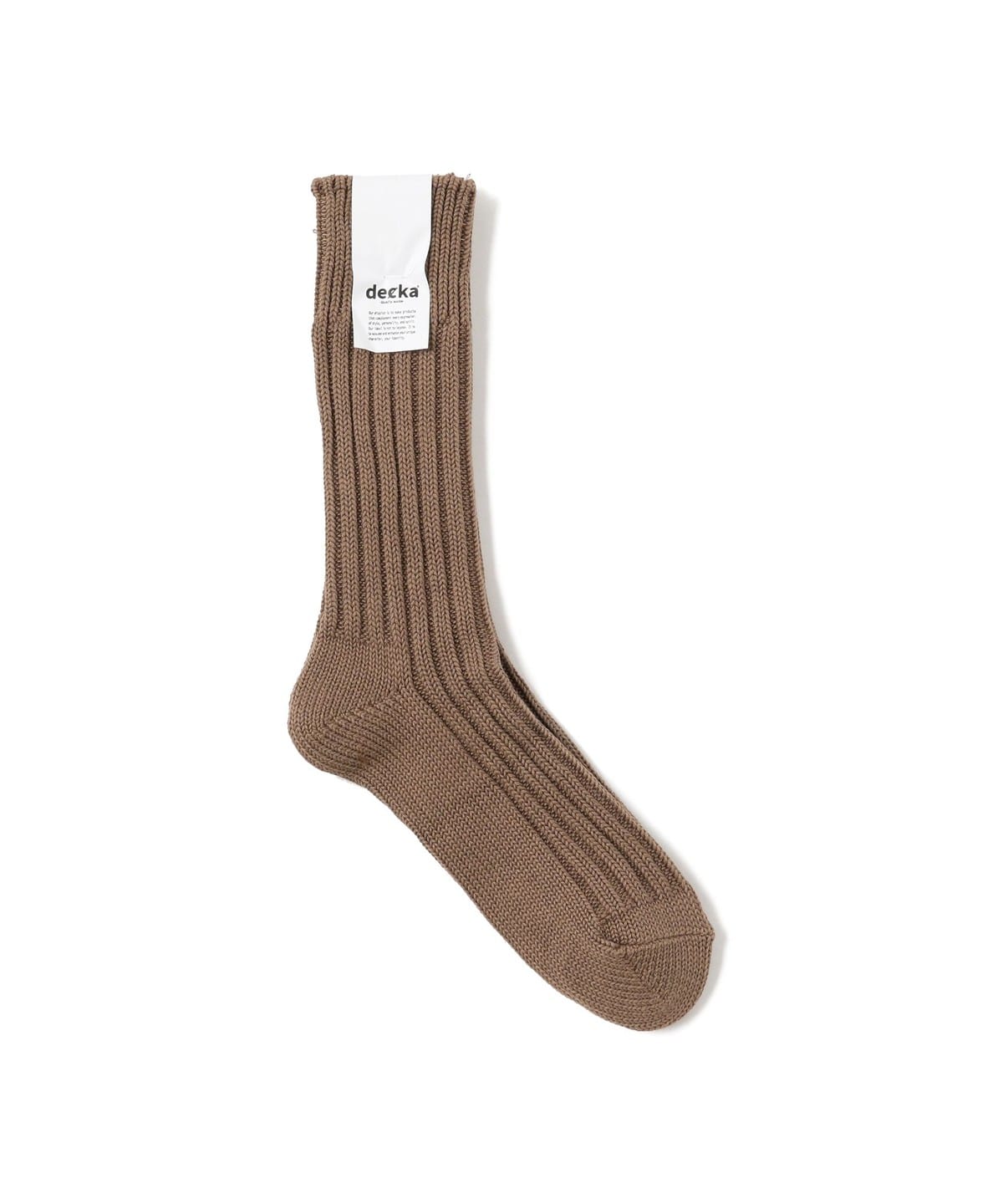 decka quality socks / ヘビーウエイト プレーン ソックス レッグウェア MEN Beige ONE SIZE decka quality socks / ヘビーウエイト プレーン ソックス レッグウェア MEN Beige ONE SIZE