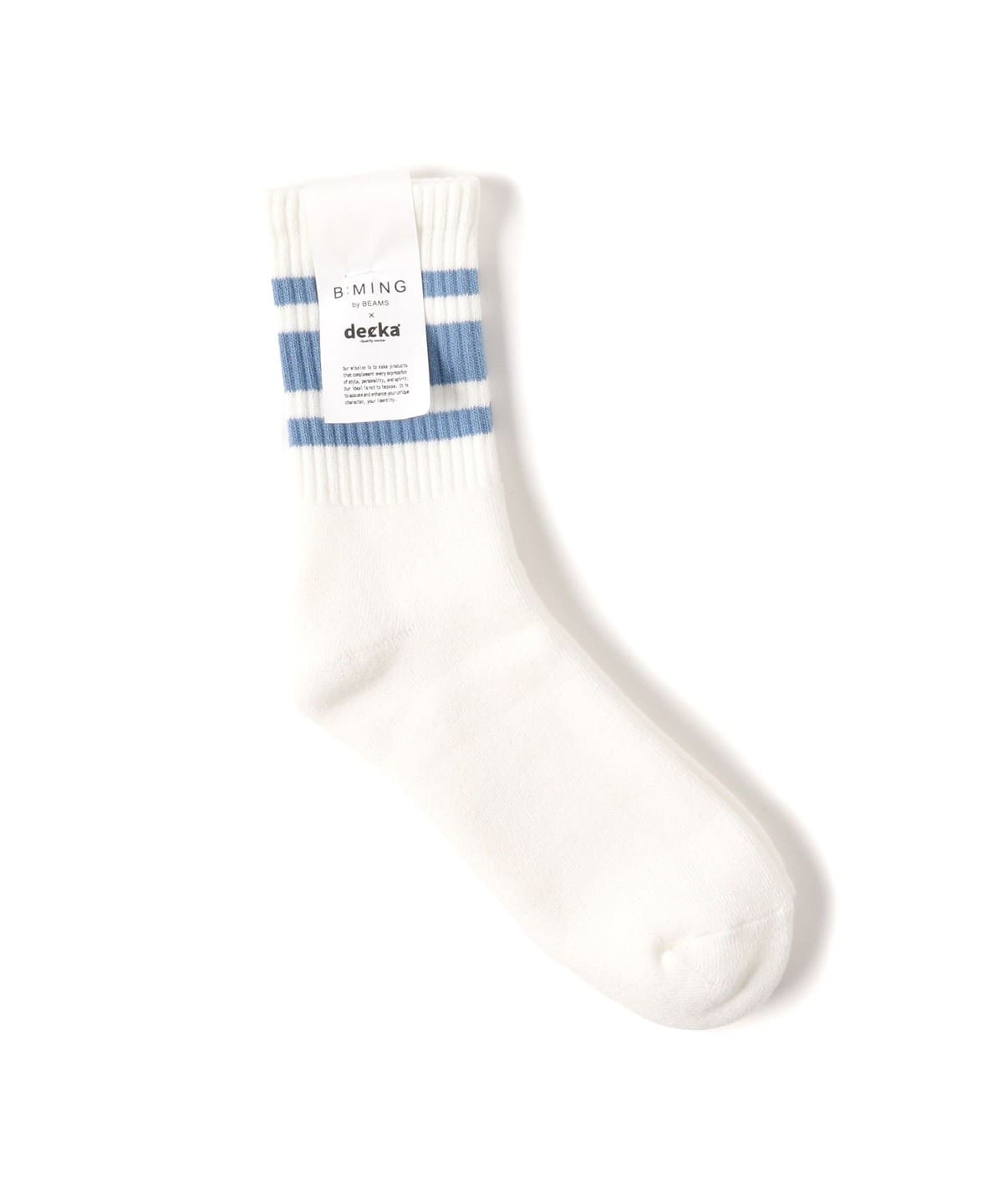 【別注】decka quality socks / ヘビーウエイト ライン ソックス レッグウェア MEN SAX ONE SIZE 【別注】decka quality socks / ヘビーウエイト ライン ソックス レッグウェア MEN SAX ONE SIZE