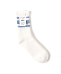 decka quality socks / 別注 男裝 線條 長襪