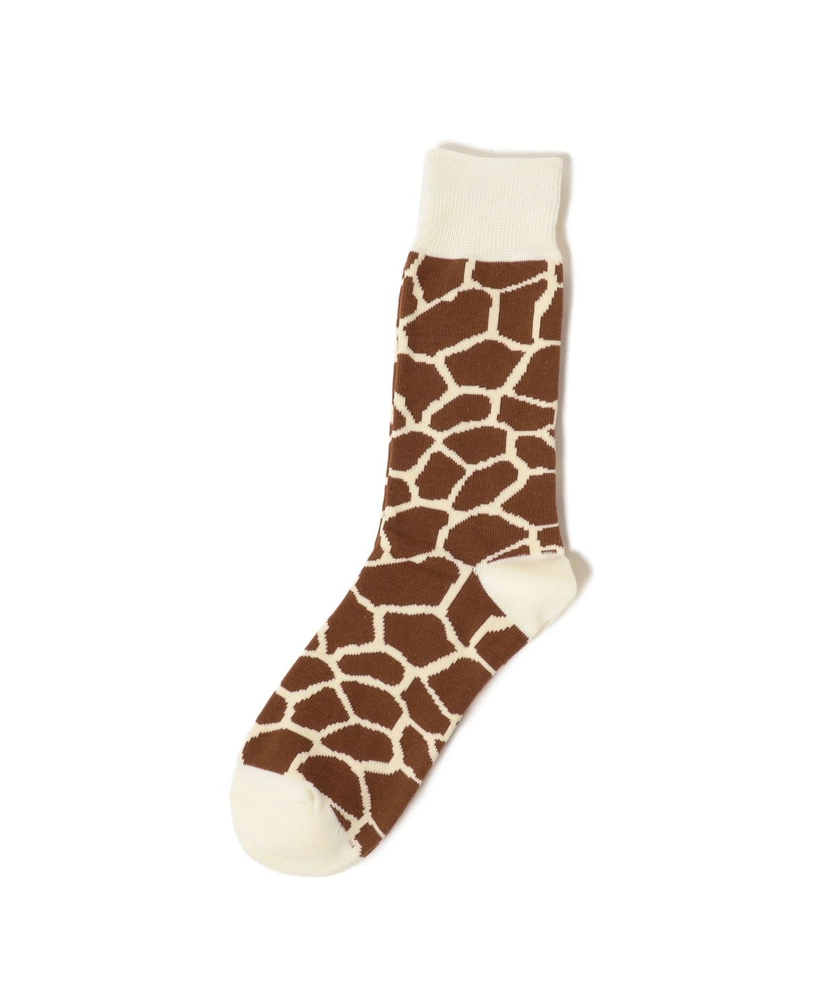 アニマル柄 クルー ソックス レッグウェア MEN GIRAFFE FREE アニマル柄 クルー ソックス レッグウェア MEN GIRAFFE FREE