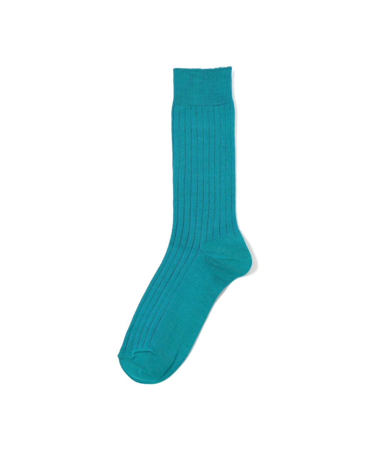 カラー リブソックス レッグウェア MEN TURQUOISE ONE SIZE カラー リブソックス レッグウェア MEN TURQUOISE ONE SIZE