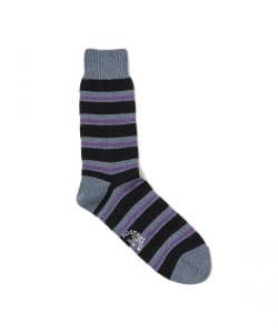 ROSTER SOX / ラメ ボーダー ソックス