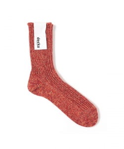 【別注】decka quality socks / ミックス クルー ソックス