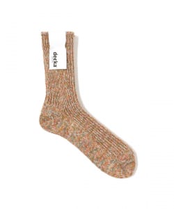 【別注】decka quality socks / ミックス クルー ソックス