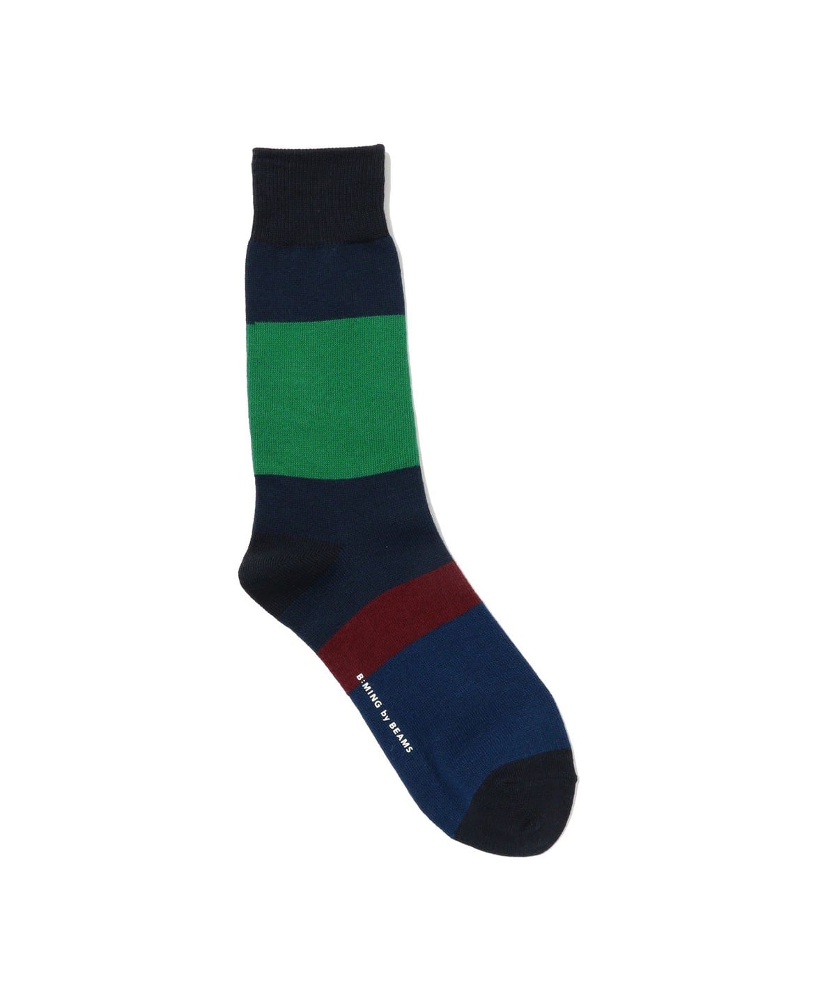 マルチボーダー ソックス レッグウェア MEN NAVY FREE マルチボーダー ソックス レッグウェア MEN NAVY FREE