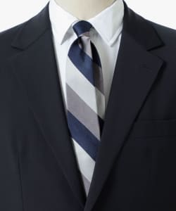 シルク ストライプ ナローネクタイ① 25SS