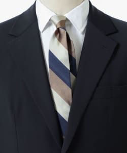 Silk Stripe Narrow Tie① 25SS