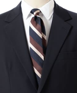 Silk Stripe Narrow Tie① 25SS