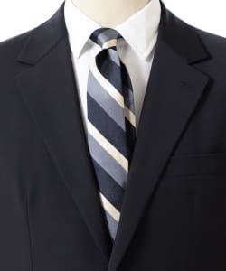 シルク ストライプ ナローネクタイ① 25SS