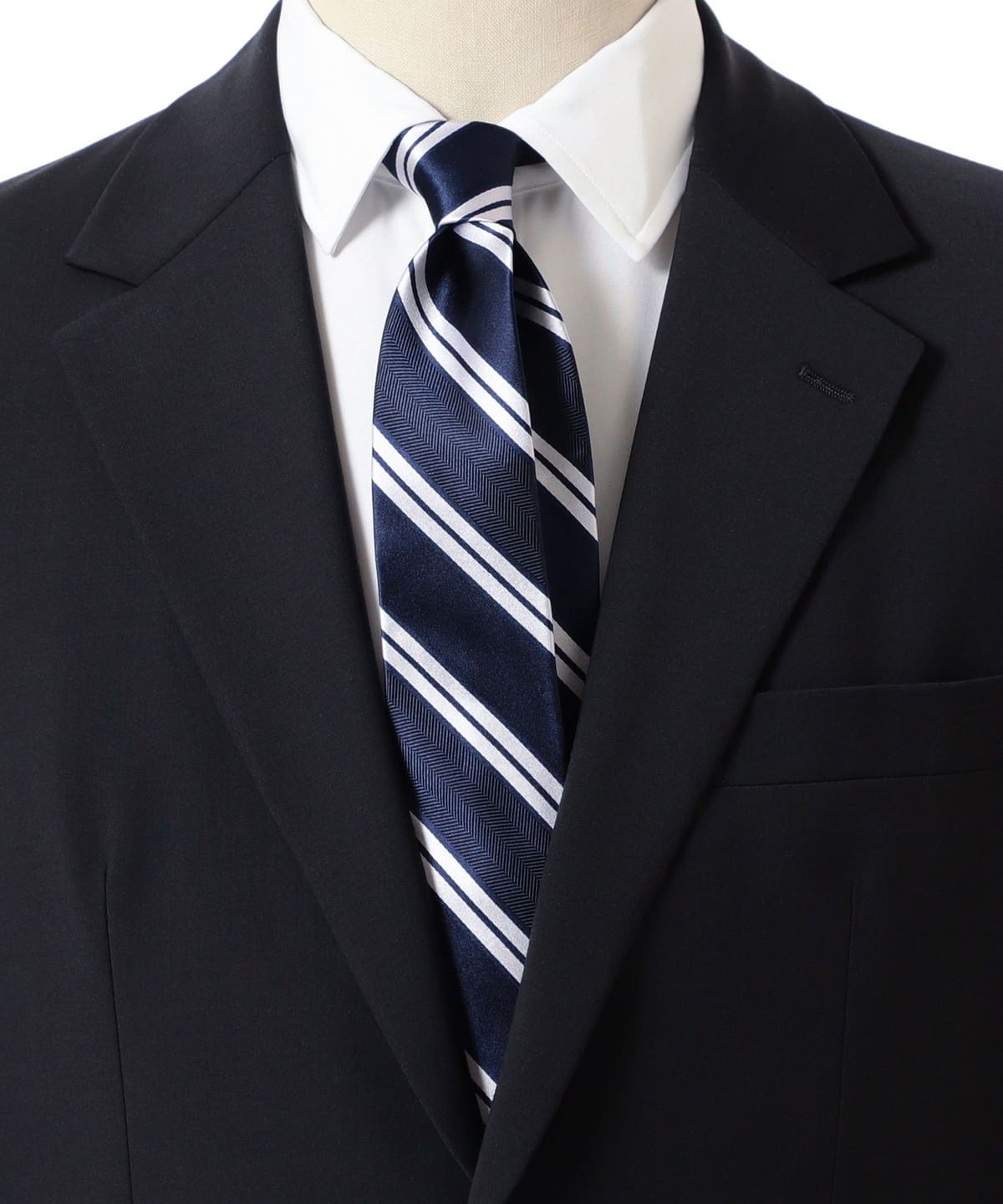 シルク ストライプ ナローネクタイ② 25SS スーツ・ネクタイ MEN BLUE ONE SIZE シルク ストライプ ナローネクタイ② 25SS スーツ・ネクタイ MEN BLUE ONE SIZE