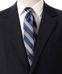 シルク ストライプ ナローネクタイ② 25SS
