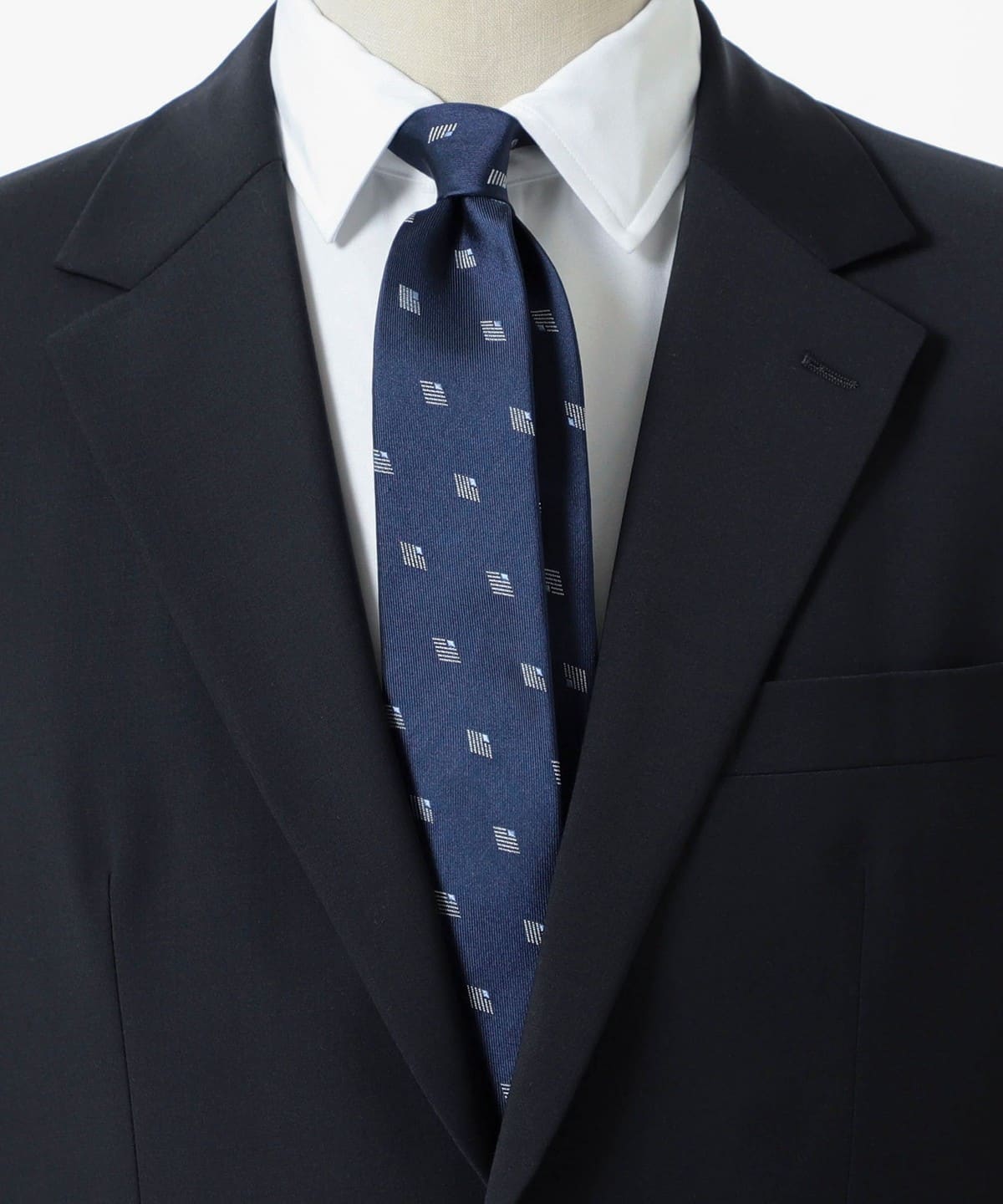 シルク 小紋柄 ナローネクタイ 25SS スーツ・ネクタイ MEN INDIGO ONE SIZE シルク 小紋柄 ナローネクタイ 25SS スーツ・ネクタイ MEN INDIGO ONE SIZE