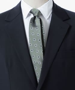 シルク 小紋柄 ナローネクタイ 25SS