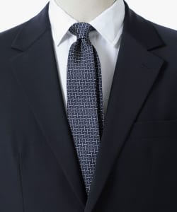 シルク 小紋柄 ナローネクタイ 25SS