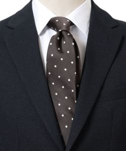 Silk dot tie 24AW