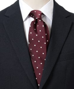 Silk dot tie 24AW
