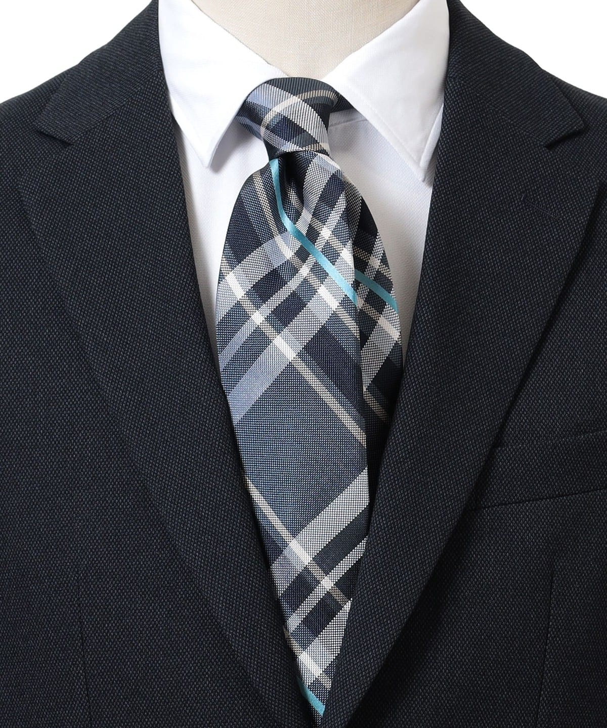 シルク チェック ネクタイ 24AW スーツ・ネクタイ MEN LIGHT BLUE ONE SIZE シルク チェック ネクタイ 24AW スーツ・ネクタイ MEN LIGHT BLUE ONE SIZE