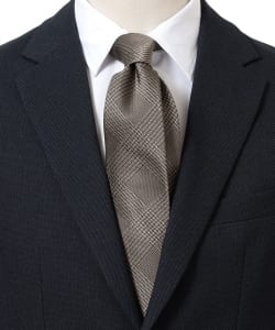 Silk Check Necktie 24AW