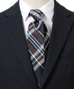 Silk Check Necktie 24AW