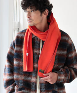 ▲【別注】TWEED MILL / フリース マフラー