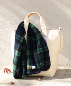 ▲【別注】TWEED MILL / フリース マフラー