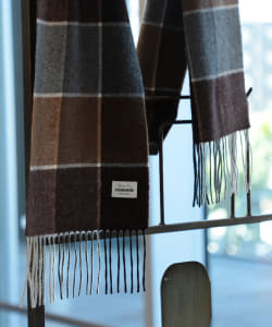 B:MING by BEAMS / カシミヤ チェック マフラー