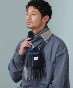 B:MING by BEAMS / カシミヤ チェック マフラー