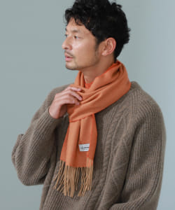 ▲B:MING by BEAMS / カシミヤ ソリッド マフラー