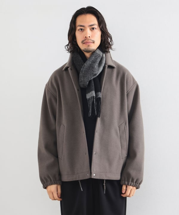 GGロゴ リバーシブル マフラー ピンク グレー GUCCI リバーシブルマフラー ピンク×グレー GG柄