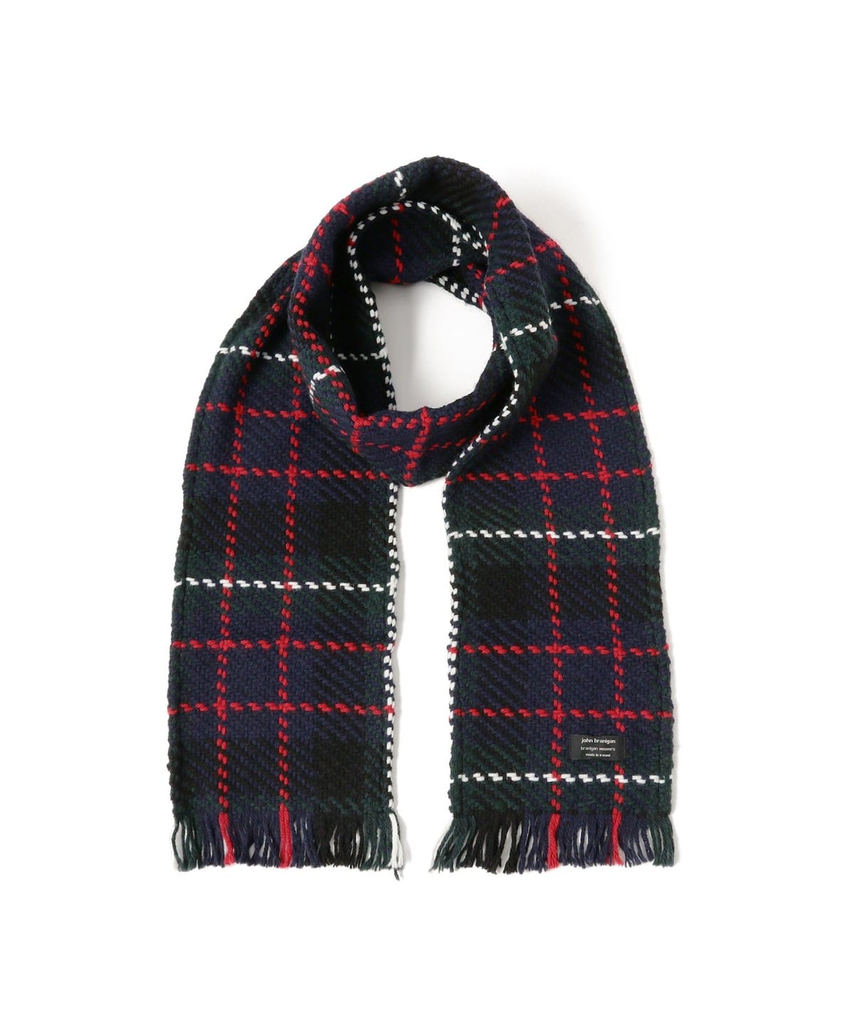 【新品】BEGG × BEAMS PLUS / 別注 タータンチェック柄マフラー 新品】BEGG × BEAMS PLUS / 別注 タータンチェック柄マフラー